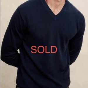 Banana Republic Men's 100% Italian Merino Wool Sweater
